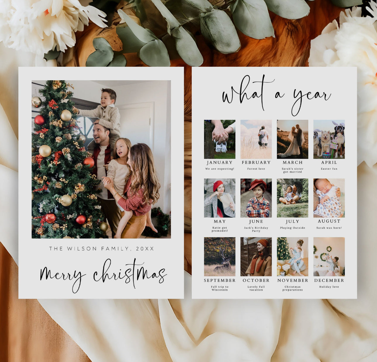 Personalized Christmas  Greeting Cards